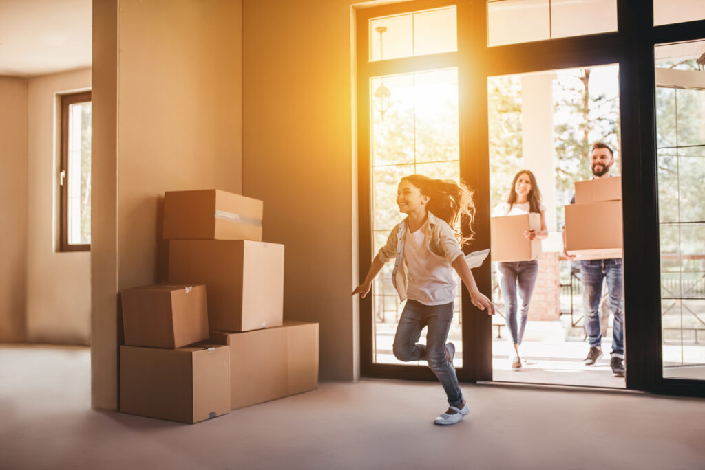 first time home buyers moving into their new home in charlottesville virginia